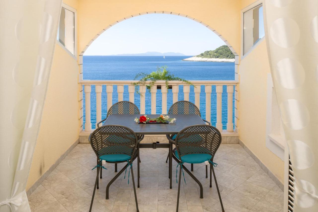 Luxury Bellavista Amazing Sea Holidays With Private Beach & Parking Milna  Zewnętrze zdjęcie