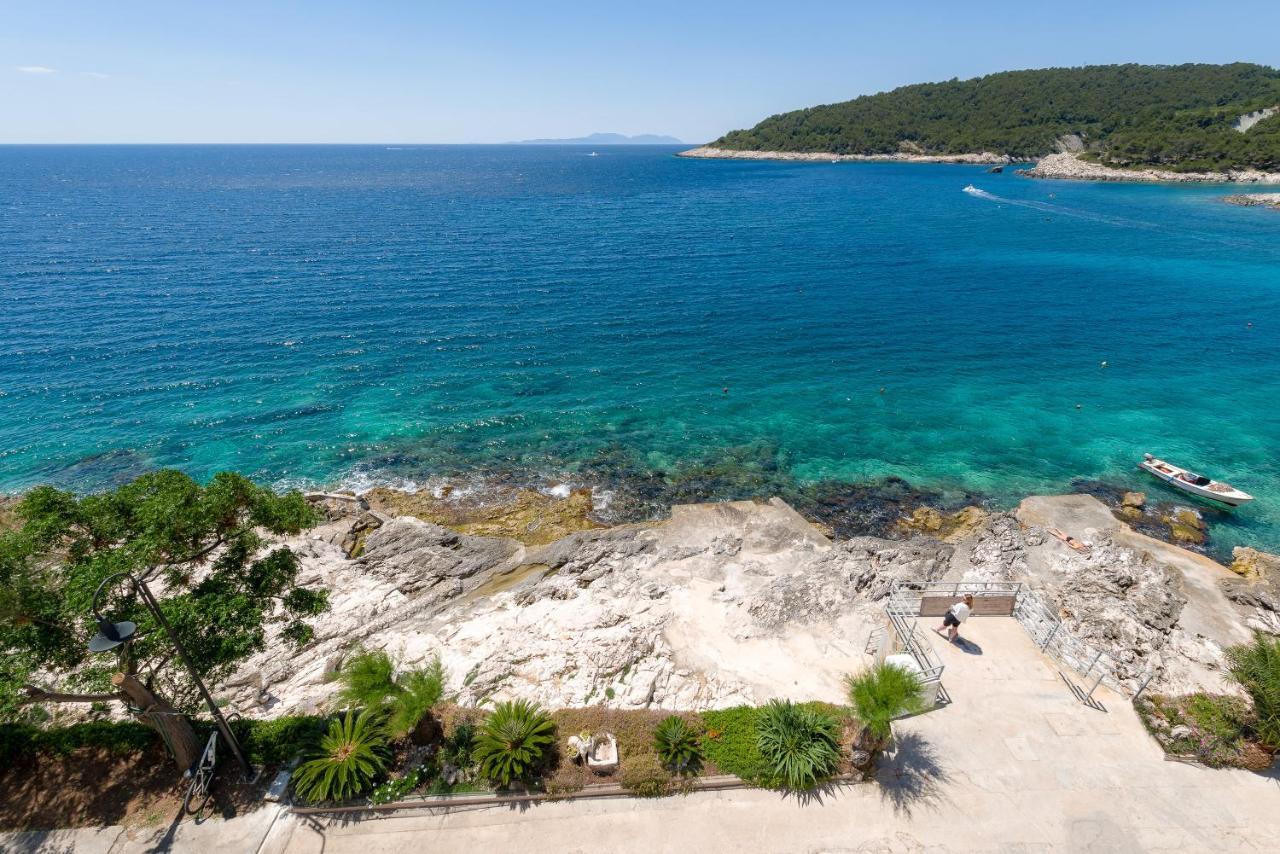 Luxury Bellavista Amazing Sea Holidays With Private Beach & Parking Milna  Zewnętrze zdjęcie