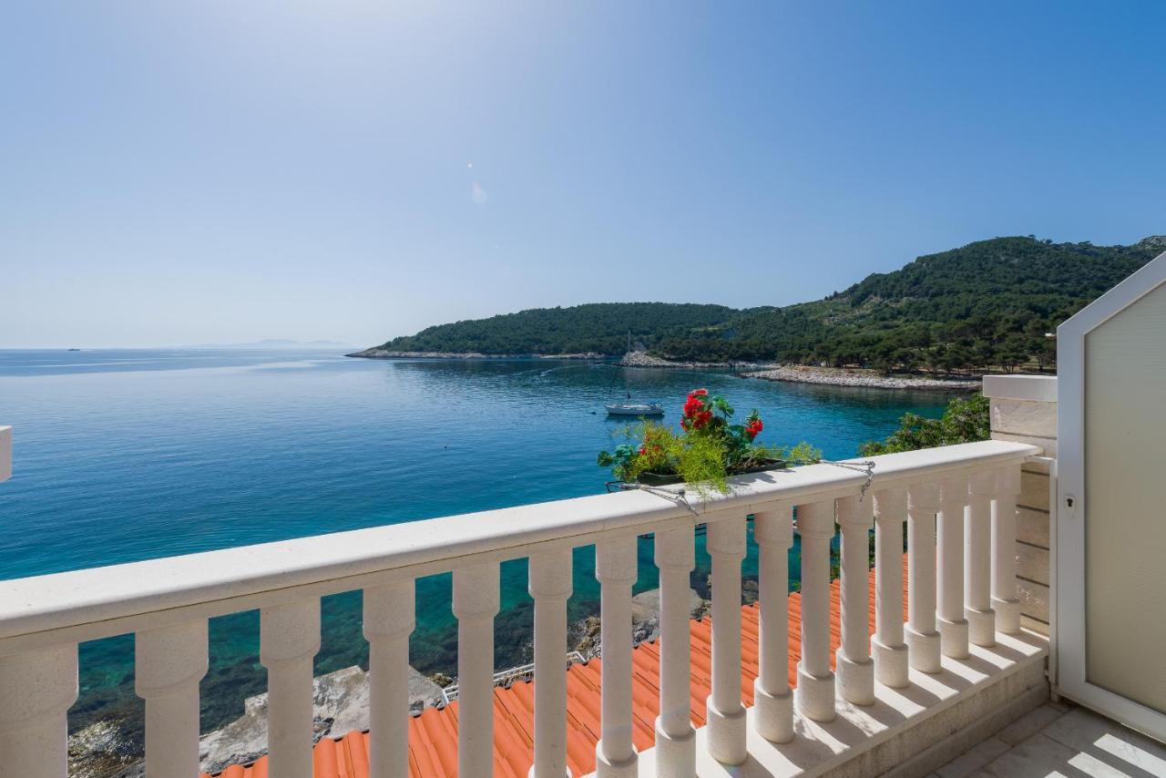Luxury Bellavista Amazing Sea Holidays With Private Beach & Parking Milna  Zewnętrze zdjęcie